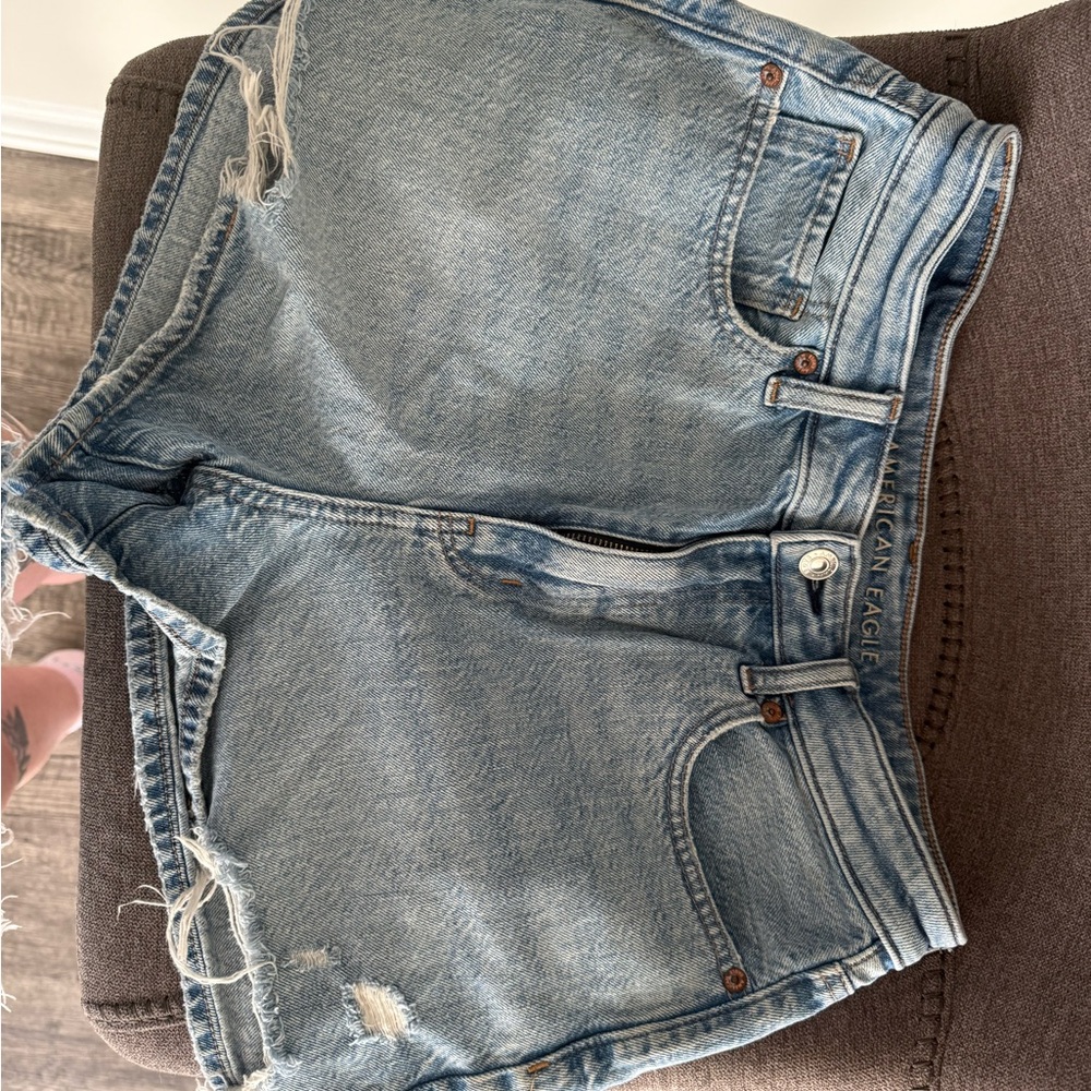 American Eagle Outfitters Light Blue Jean Shorts